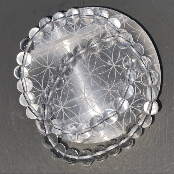 Crystals-AAA+ Clear Quartz Bracelets-Handmade - Picture 2 of 3